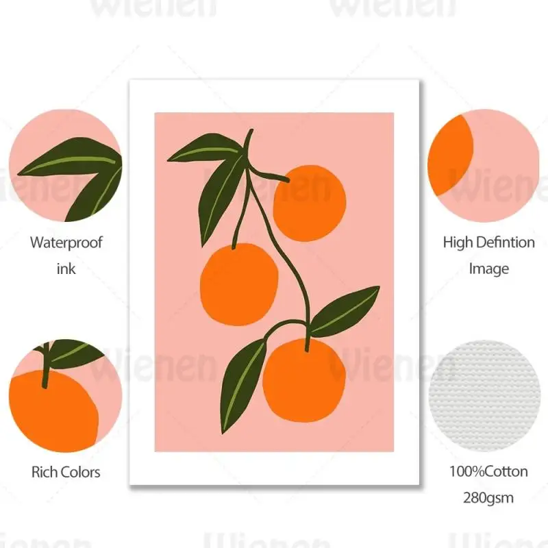 Cartoon Citrus Poster Canvas Painting Fruit Orange Mango Wall Picture for Living Room Dining Room Interior Decoration Home Mural
Cartoon Citrus Poster Canvas Painting Fruit Orange Mango Wall Picture for Living Room Dining Room Interior Decoration Home Mural
