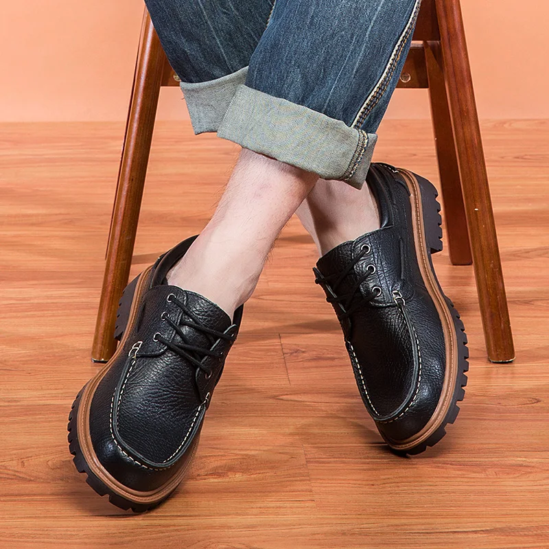 2020 spring and autumn low-top casual comfortable shoes large size leather men's shoes lace up British style tooling shoes
2020 spring and autumn low-top casual comfortable shoes large size leather men's shoes lace up British style tooling shoes