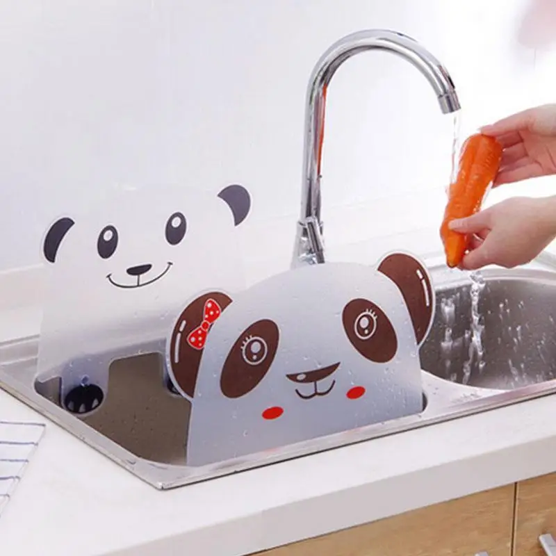 Kitchen Water Barrier Sink Flap Sucker Panda Designed Water Splash Guard Oil-Proof Practical Accessiors Washing Splashproof PVC
Kitchen Water Barrier Sink Flap Sucker Panda Designed Water Splash Guard Oil-Proof Practical Accessiors Washing Splashproof PVC
