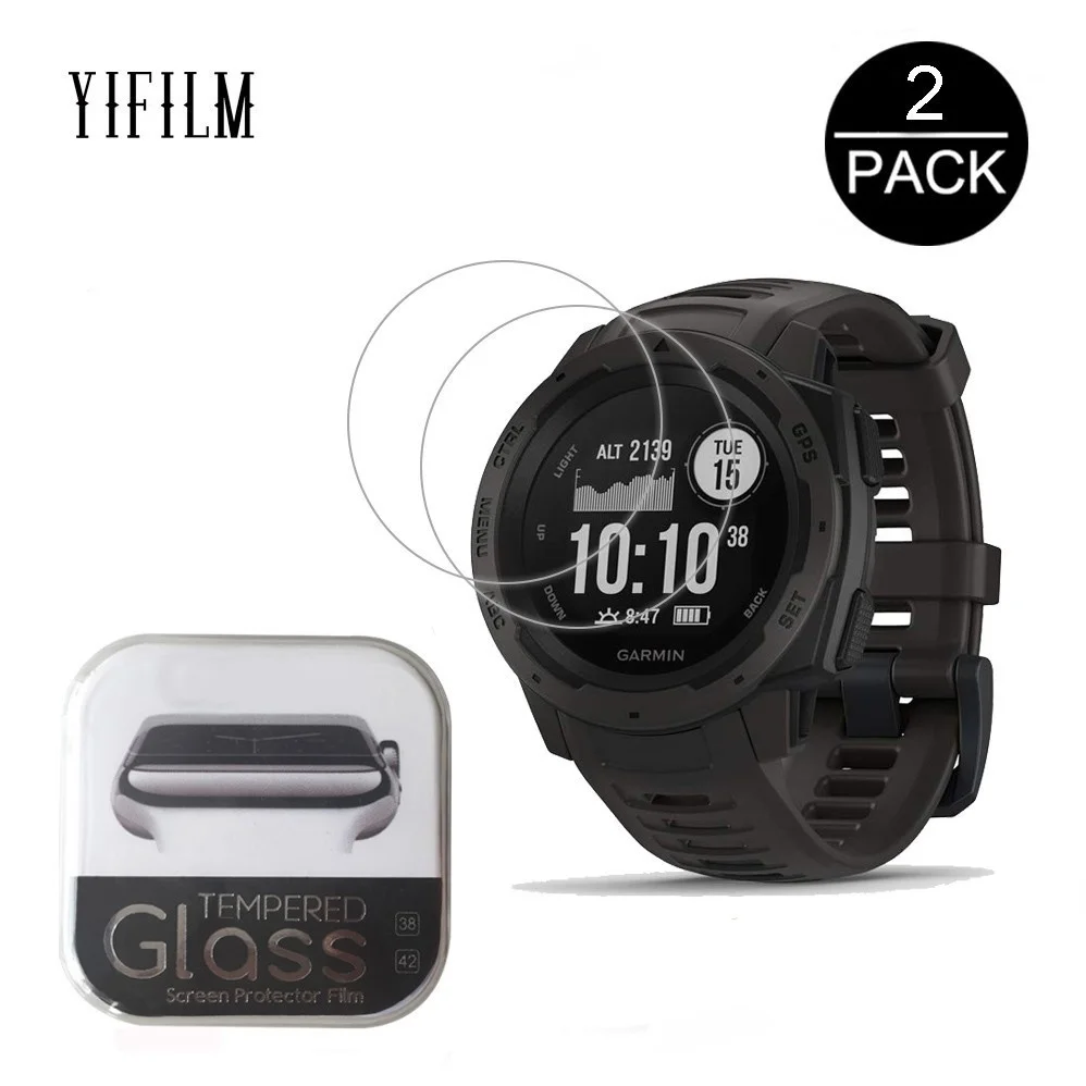 2Pack 0.3mm 2.5D 9H Clear Tempered Glass Screen Protector For Garmin Instinct GPS Smartwatch Screen Guard Protective Film
2Pack 0.3mm 2.5D 9H Clear Tempered Glass Screen Protector For Garmin Instinct GPS Smartwatch Screen Guard Protective Film