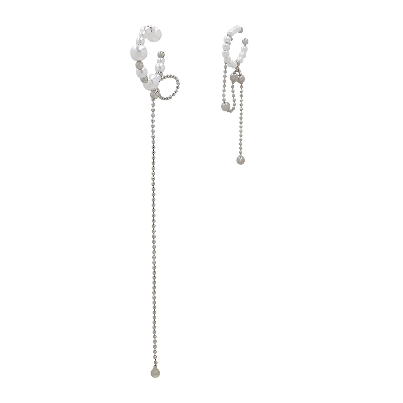New Ear Cuff Earrings For Women Pearl Hanging Earrings Korean Fashion Asymmetric Earrings Party Jewelry 2021
New Ear Cuff Earrings For Women Pearl Hanging Earrings Korean Fashion Asymmetric Earrings Party Jewelry 2021