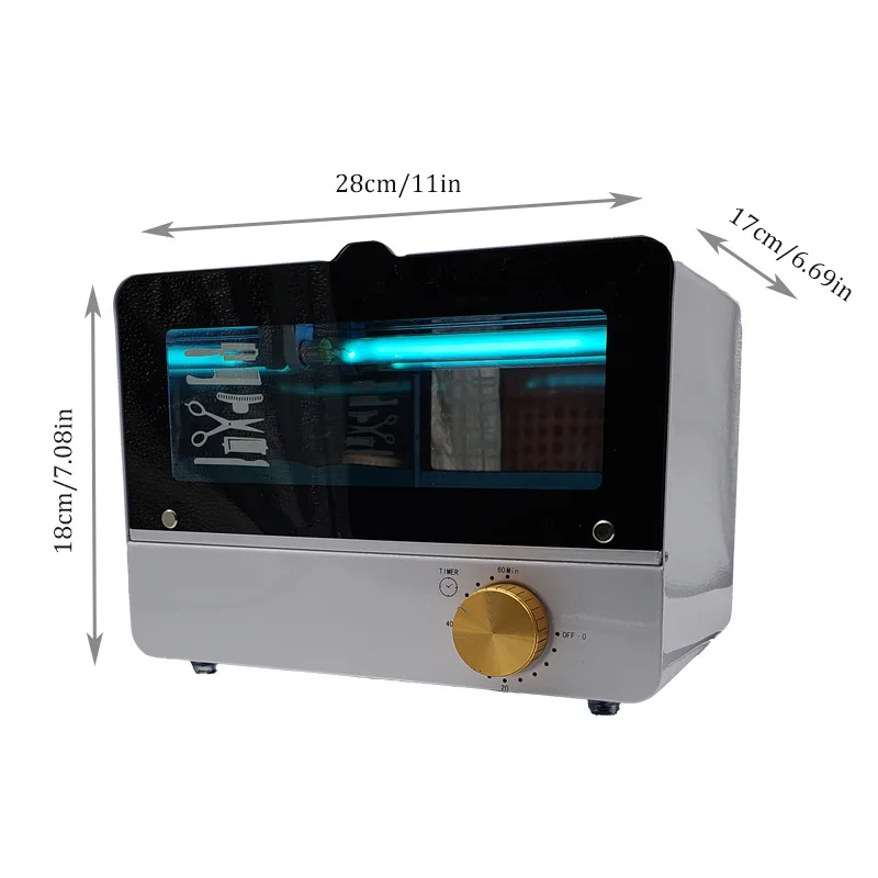 New Electric UV Sterilizer UV Ozone Double Disinfection Mask Nail Art Tool Sterilizer Box Disinfection Cleaning Device
New Electric UV Sterilizer UV Ozone Double Disinfection Mask Nail Art Tool Sterilizer Box Disinfection Cleaning Device