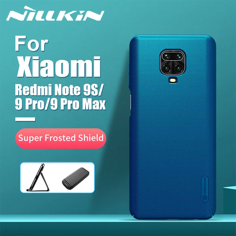 

Чехол Nillkin для Xiaomi Redmi Note 9 Pro Max, Матовый Жесткий чехол-накладка из поликарбоната, чехол с полным покрытием для Redmi Note 9s 6,69 дюйма