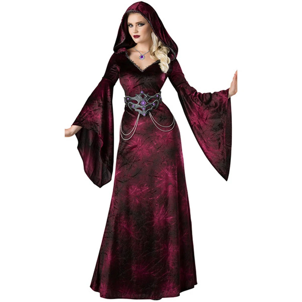Female Banshee Spider Vampire Zombie Witch Cosplay Uniform Long Maxi Dress Halloween Costumes for Women 2021
Female Banshee Spider Vampire Zombie Witch Cosplay Uniform Long Maxi Dress Halloween Costumes for Women 2021