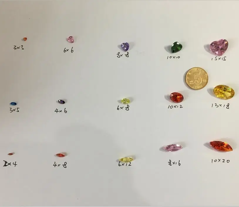 50pcs AAAAA Heart Shape White , Voilet,Olive , Purple, Yellow, Pink Cubic Zirconia Stone Loose cz
50pcs AAAAA Heart Shape White , Voilet,Olive , Purple, Yellow, Pink Cubic Zirconia Stone Loose cz