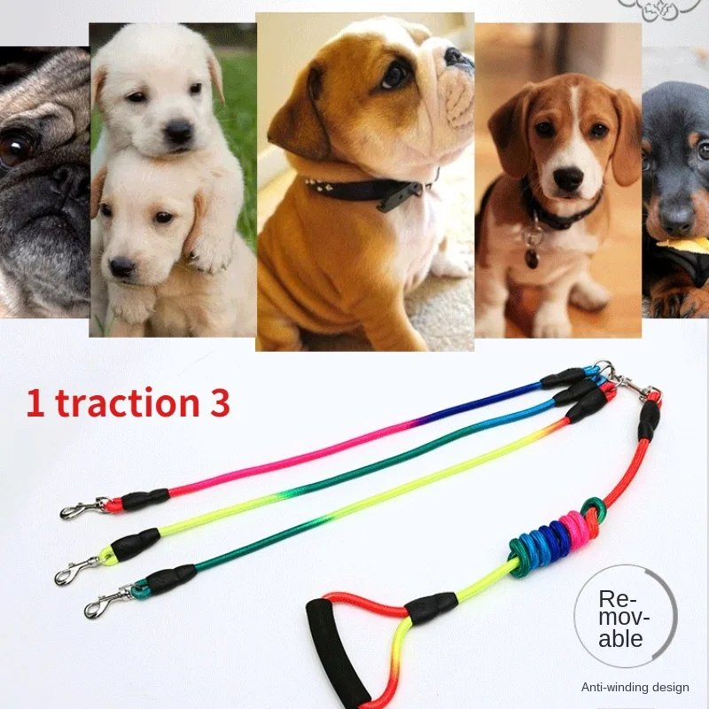 Dog Traction Rope 1 Tow 2 / 3 Dog Walking Rope Double Head Medium and Large Dog Traction Rope Multiple Dog Connecting Rope
Dog Traction Rope 1 Tow 2 / 3 Dog Walking Rope Double Head Medium and Large Dog Traction Rope Multiple Dog Connecting Rope