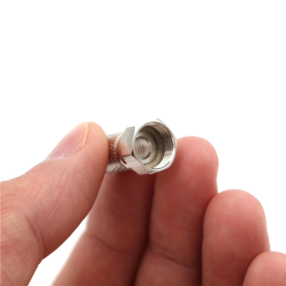 10Pcs Aluminium Alloy F Plug Connector RG6 Satellite Sky Virgin TV Aerial Cable Screw Twist Coax
10Pcs Aluminium Alloy F Plug Connector RG6 Satellite Sky Virgin TV Aerial Cable Screw Twist Coax