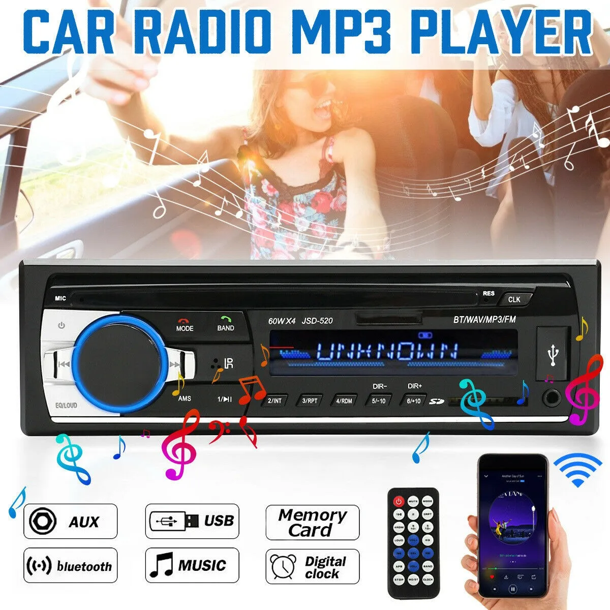 Car Radio Stereo FM Aux Input Receiver MP3 /USB/SD/FM 12V In-dash 1 Din Car MP3 USB Multimedia Autoradio Player Car Audio
Car Radio Stereo FM Aux Input Receiver MP3 /USB/SD/FM 12V In-dash 1 Din Car MP3 USB Multimedia Autoradio Player Car Audio