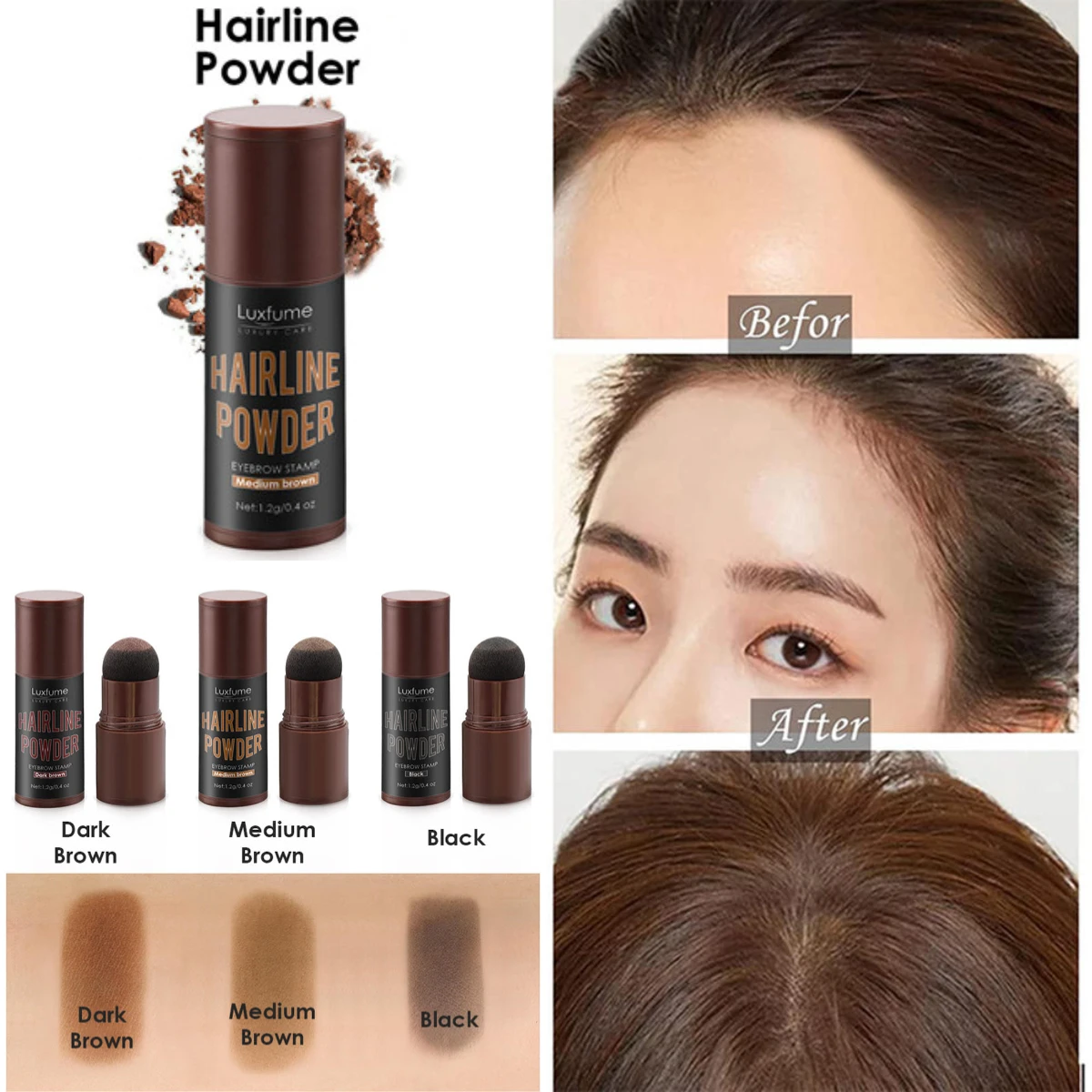 Hairline Powder Water Proof Hair Line Shadow Eyebrow Powder Hair Makeup Tool Hair Color Edge Control Hair Line Root Cover Up
Hairline Powder Water Proof Hair Line Shadow Eyebrow Powder Hair Makeup Tool Hair Color Edge Control Hair Line Root Cover Up