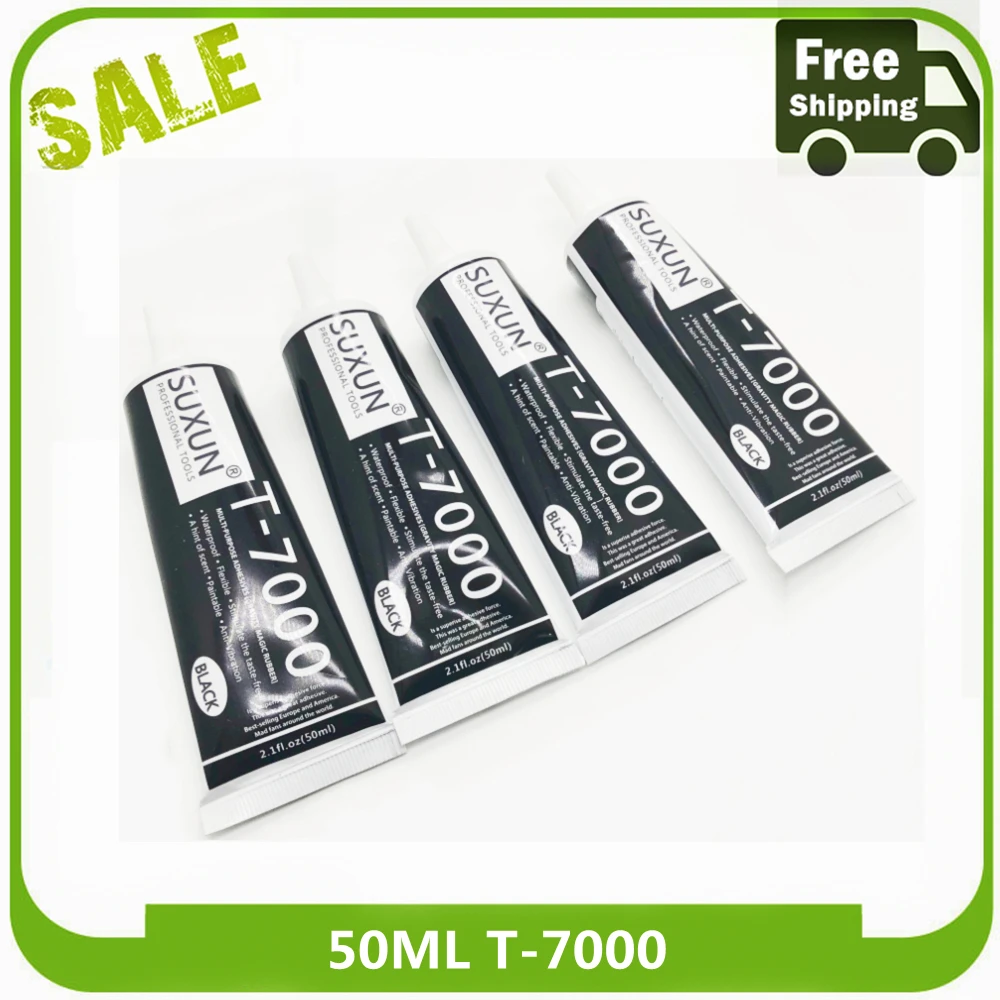 50ML T7000 Black Glue Mobile phone touch screen Superglue T 7000 point diamond jewelry DIY Glue T-7000 adhesive Screen glue
50ML T7000 Black Glue Mobile phone touch screen Superglue T 7000 point diamond jewelry DIY Glue T-7000 adhesive Screen glue