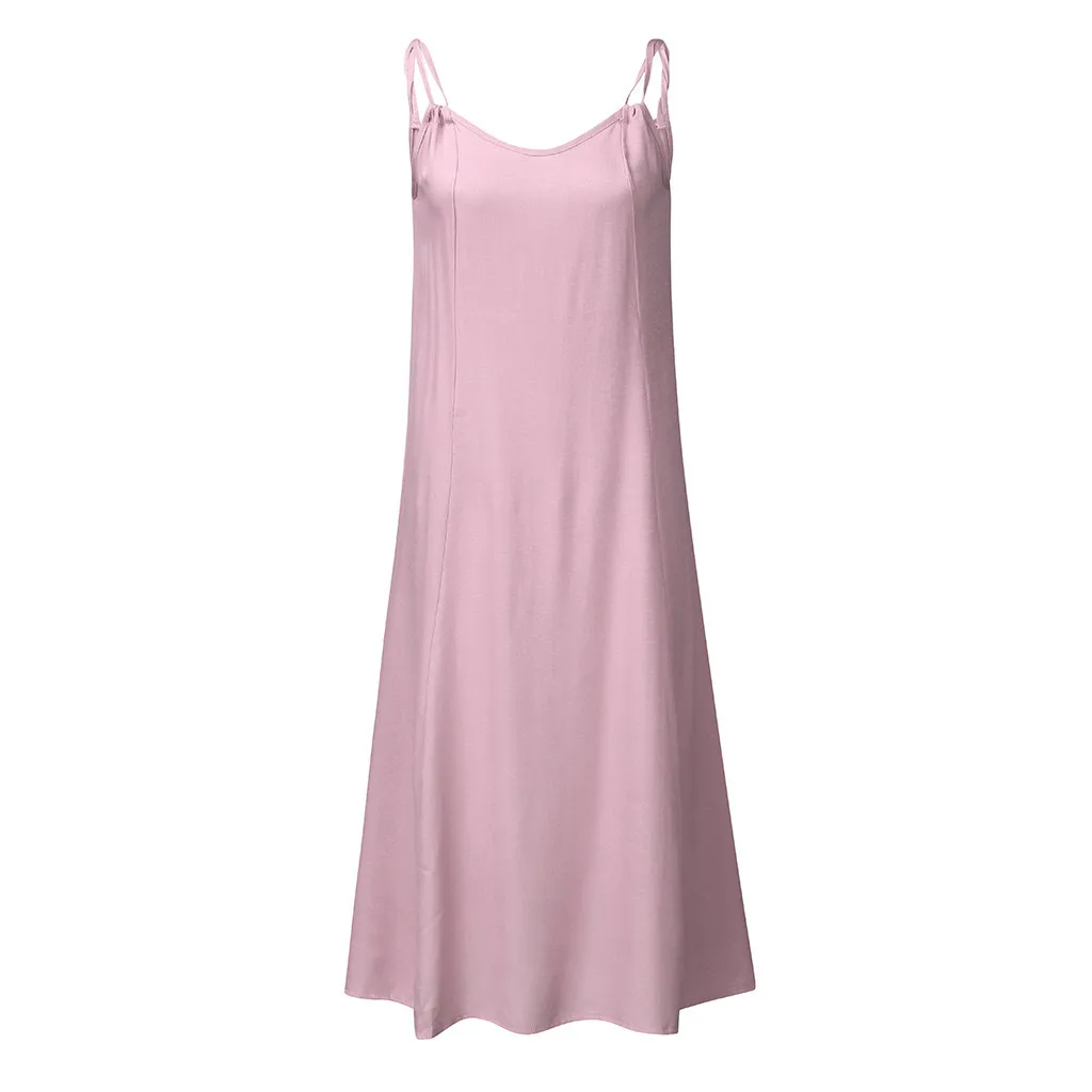 Maxi Dress Women Summer Sling V-Neck Casual Loose Beach Dresses Oversize Sleeveless Female Tunic Solid Harajuku Ropa Mujer
Maxi Dress Women Summer Sling V-Neck Casual Loose Beach Dresses Oversize Sleeveless Female Tunic Solid Harajuku Ropa Mujer