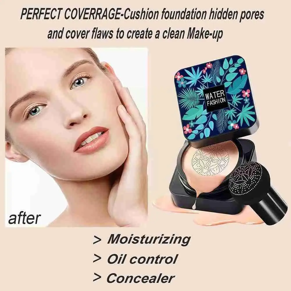 New Mushroom Head Air Cushion BB/CC Cream Foundation Sponge Primer Long Face With Puff Makeup Lasting Concealer Base S3R4
New Mushroom Head Air Cushion BB/CC Cream Foundation Sponge Primer Long Face With Puff Makeup Lasting Concealer Base S3R4