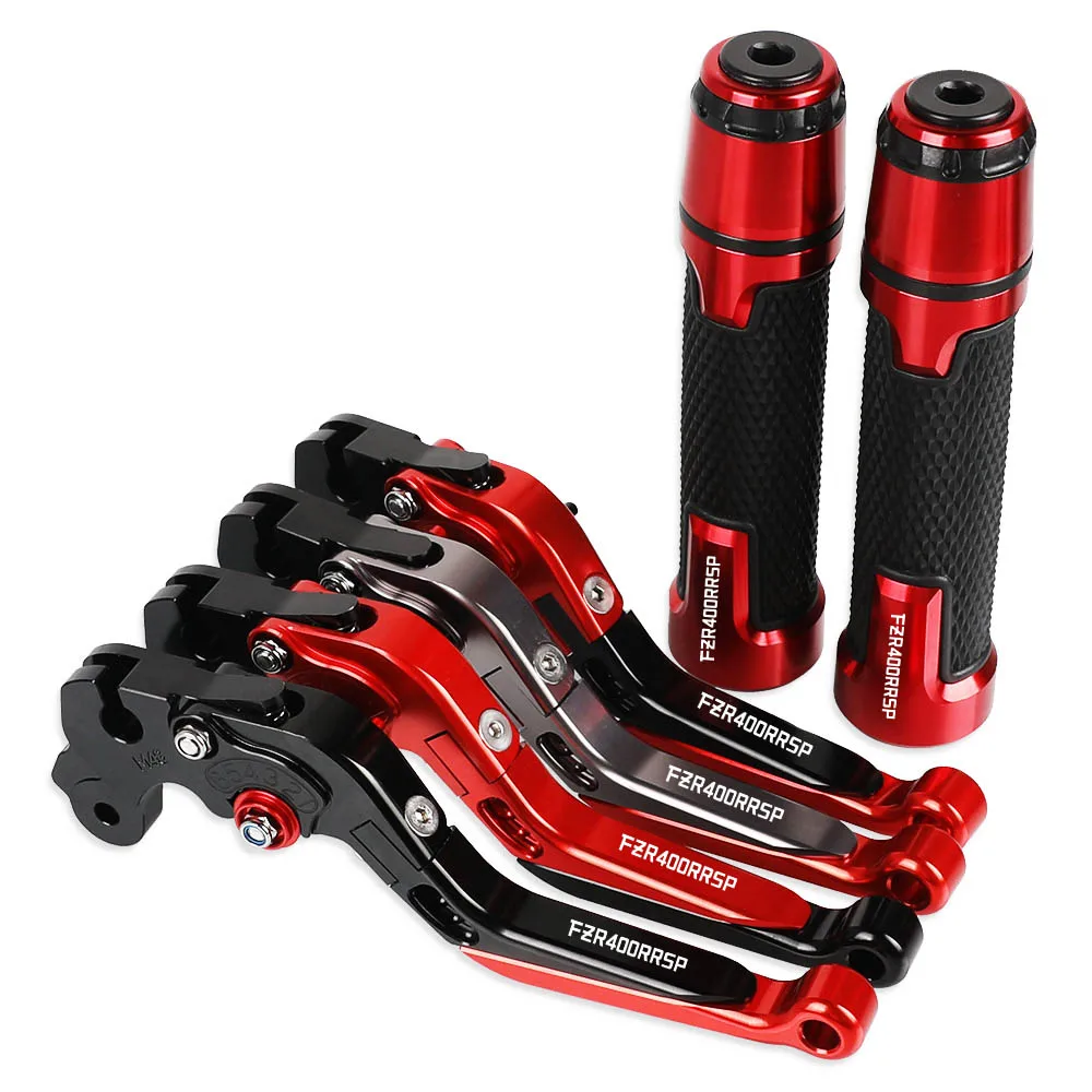 

Motorcycle CNC Brake Clutch Levers Handlebar knobs Handle Hand Grip Ends FOR YAMAHA FZR400RR RR SP 1991 1992 1993 1994-1995