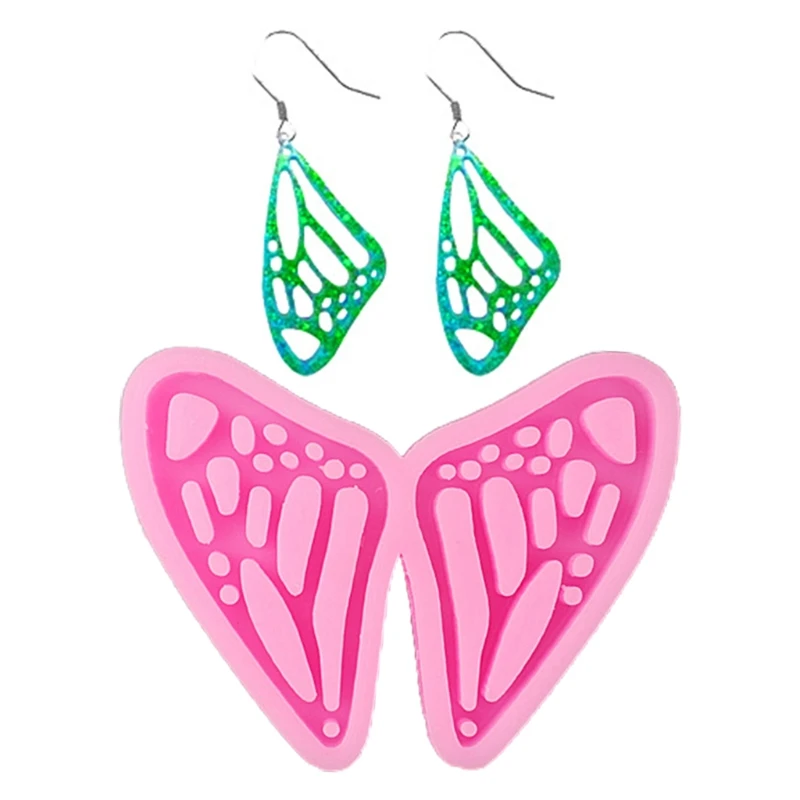 DIY Butterfly Wing Earrings Silicone Mold Keychain Earrings Pendants Resin Mould Handmade Necklace Jewelry Ornament Casting Tool
DIY Butterfly Wing Earrings Silicone Mold Keychain Earrings Pendants Resin Mould Handmade Necklace Jewelry Ornament Casting Tool