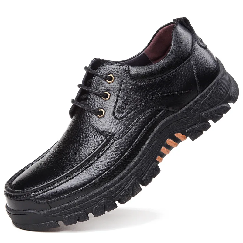 A81 New Autumn Men's Leather Shoes with Leather Shoes Thickened Waterproof Comfortable Wear - Resistant and Elderly Father Shoes
A81 New Autumn Men's Leather Shoes with Leather Shoes Thickened Waterproof Comfortable Wear - Resistant and Elderly Father Shoes