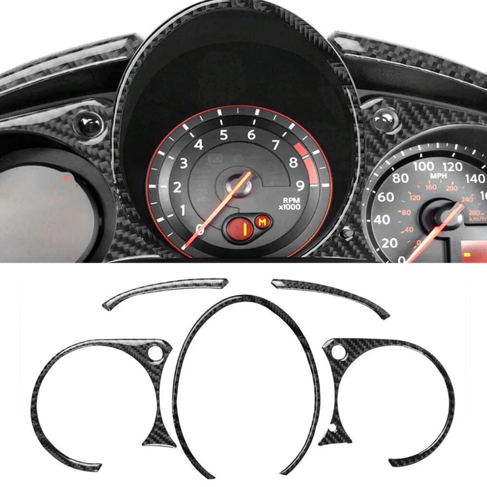 5pcs Carbon Fiber Stickers For Nissan 370Z 2009-20 Carbon Fiber Speedometer Dashboard Interior Trim
5pcs Carbon Fiber Stickers For Nissan 370Z 2009-20 Carbon Fiber Speedometer Dashboard Interior Trim