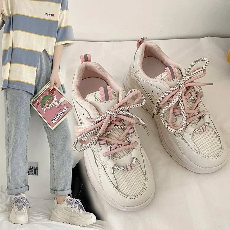 Daddy Shoes Female Students Increase Thick-soled Breathable Sports Casual Women's Shoes Mesh Small White Shoes
Daddy Shoes Female Students Increase Thick-soled Breathable Sports Casual Women's Shoes Mesh Small White Shoes