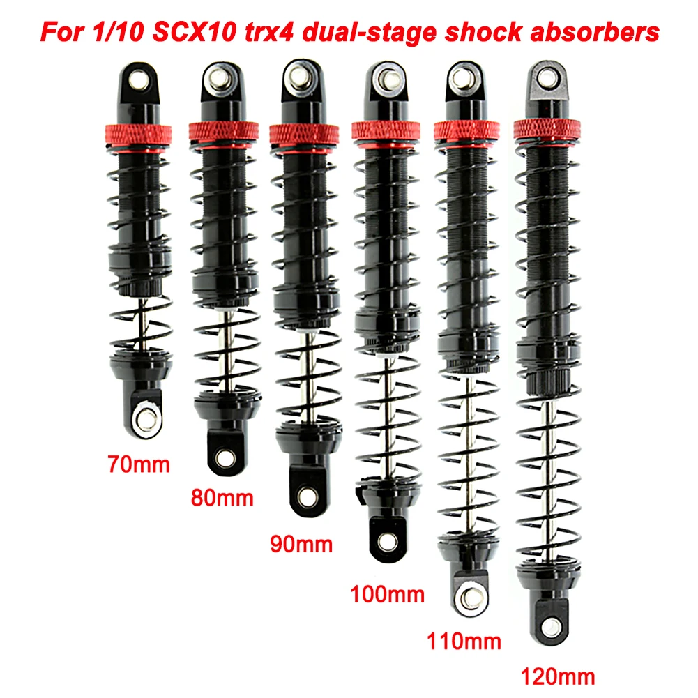 Metal RC car shock absorber for 1/10 RC tracked vehicles Length 70mm 80mm 90mm 100mm 110mm 120mm
Metal RC car shock absorber for 1/10 RC tracked vehicles Length 70mm 80mm 90mm 100mm 110mm 120mm