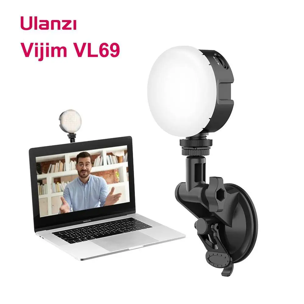 Ulanzi VIJIM VL69 светодиодный видео светильник 2500-6500K круглая мягкая заполнить светильник в прямом эфире конференции светильник ing комплект для он...
Ulanzi VIJIM VL69 светодиодный видео светильник 2500-6500K круглая мягкая заполнить светильник в прямом эфире конференции светильник ing комплект для он...
