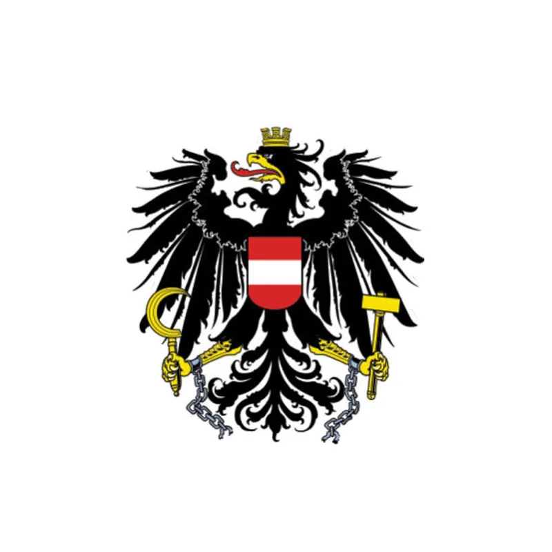 Cool Car Sticker Funny Austria Flag Coat of Arms Vinyl Decal Cover Scratches for Ford Focus Audi A3 Bmw e46 KK 10cm*10cm
Cool Car Sticker Funny Austria Flag Coat of Arms Vinyl Decal Cover Scratches for Ford Focus Audi A3 Bmw e46 KK 10cm*10cm