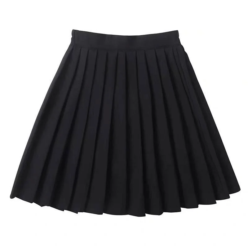 Skirts Women Solid Pleated Students Korean Fashion All-match Chic Mujer Faldas Streetwear Simple Large Size 3XL High Waist New
Skirts Women Solid Pleated Students Korean Fashion All-match Chic Mujer Faldas Streetwear Simple Large Size 3XL High Waist New