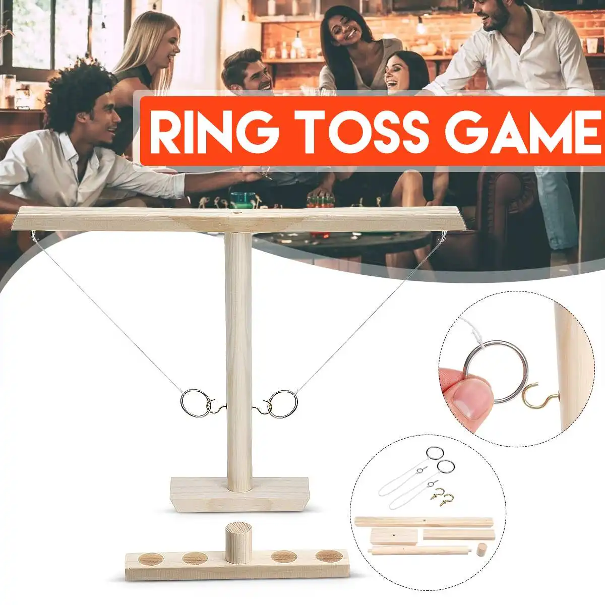 Drinking Game Ring Toss Game Party Toys Hook Wooden Board Games Kids Toys for Children Adult Party Home Game Outdoor Bars
Drinking Game Ring Toss Game Party Toys Hook Wooden Board Games Kids Toys for Children Adult Party Home Game Outdoor Bars