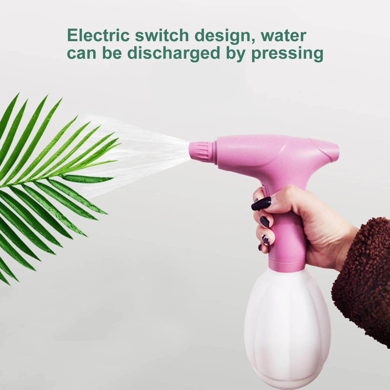 1L Electric Watering Can Household Outdoor Gardening Sprayer Watering Flower Small Rechargeable Plant Watering Can Spray Bottle
1L Electric Watering Can Household Outdoor Gardening Sprayer Watering Flower Small Rechargeable Plant Watering Can Spray Bottle