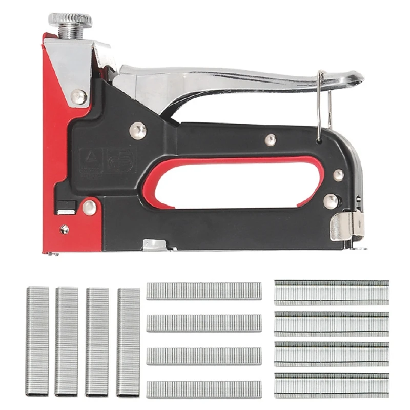 Фото Степлер 3 в 1 для мебели ручной степлер дерева мягкий со скобами 600 инструментов