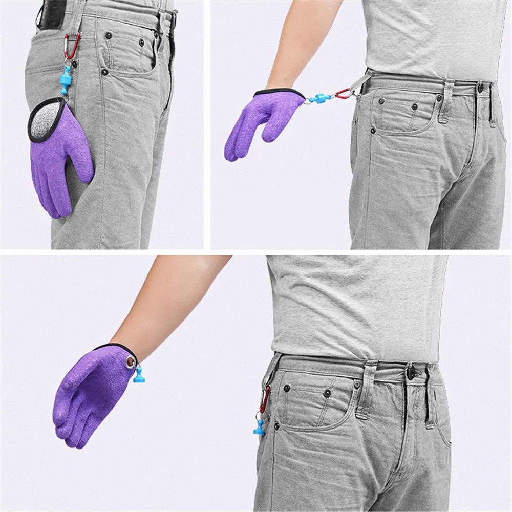 1PCS Non-slip Fishing Gloves Protable Thickened Latex Waterproof Magnetic Hook Outdoor Fish Catching Protective Gloves
1PCS Non-slip Fishing Gloves Protable Thickened Latex Waterproof Magnetic Hook Outdoor Fish Catching Protective Gloves