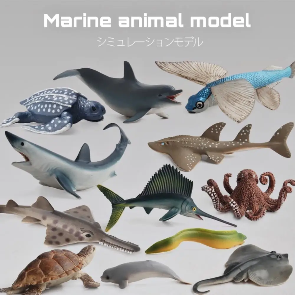 Simulation Ocean Animal Model Sets Shark Whale Turtle Dolphin Sailfish Eel Action Toys Figures Kids Educational Collection Gift
Simulation Ocean Animal Model Sets Shark Whale Turtle Dolphin Sailfish Eel Action Toys Figures Kids Educational Collection Gift