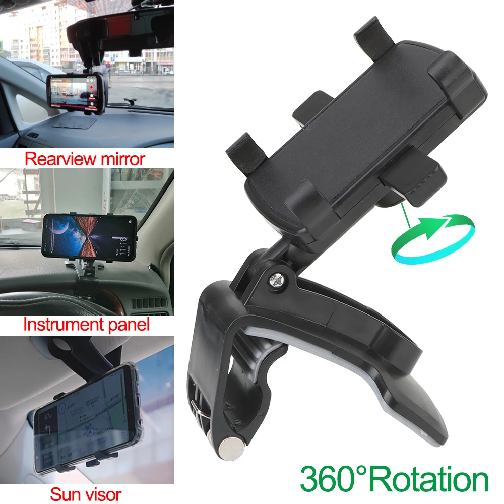 Universal 360 Degrees GPS Stand 4 -7 inch Car Grip Mobile Phone Fixed Bracket Sun Visor Mirror Dashboard Mount Car Phone Holder
Universal 360 Degrees GPS Stand 4 -7 inch Car Grip Mobile Phone Fixed Bracket Sun Visor Mirror Dashboard Mount Car Phone Holder