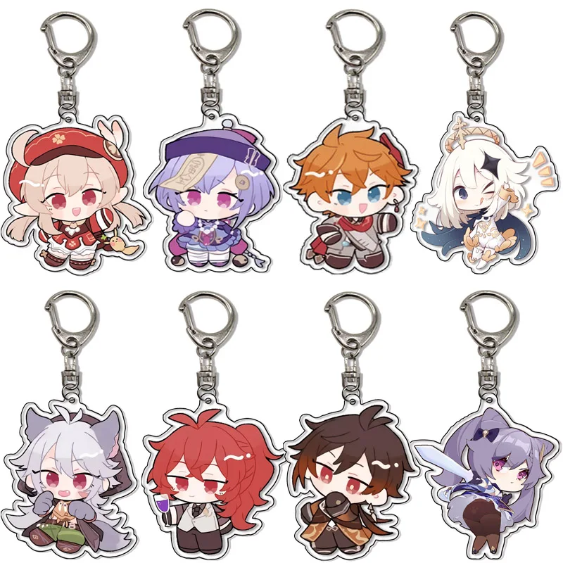 Genshin Impact Acrylic Keychain Bag Q Version Game Character Pendant Toy Keyring Ornament Friend Children Birthday Gift 6.5cm
Genshin Impact Acrylic Keychain Bag Q Version Game Character Pendant Toy Keyring Ornament Friend Children Birthday Gift 6.5cm