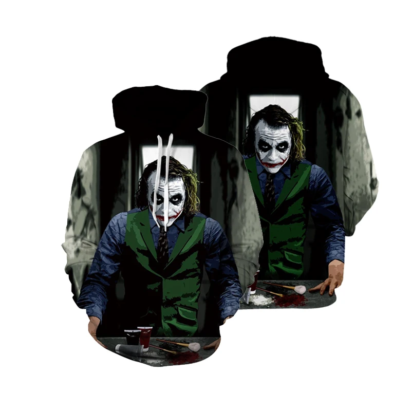 2021 fashion men's hoodie mask clown 3D printed hoodie beast Harajuku streetwear unisex casual jacket sportswear
2021 fashion men's hoodie mask clown 3D printed hoodie beast Harajuku streetwear unisex casual jacket sportswear