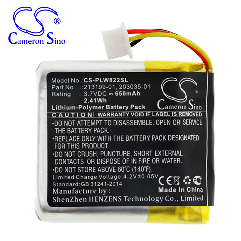 Аккумулятор Cameron Sino 650 мАч для Plantronics Savi W8220,Savi 8220, B8200,213199-01 , 203055-01 , 203035-01 , 208769-02, 208769-01
Аккумулятор Cameron Sino 650 мАч для Plantronics Savi W8220,Savi 8220, B8200,213199-01 , 203055-01 , 203035-01 , 208769-02, 208769-01
