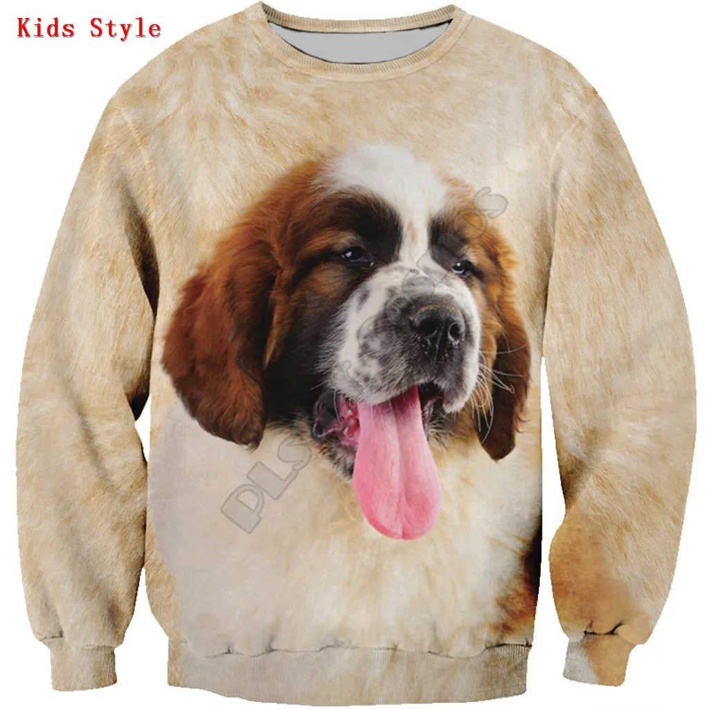 St Bernard 3d printed Hoodies Pullover Boy For Girl Long Sleeve Shirts Kids Funny Animal Sweatshirt
St Bernard 3d printed Hoodies Pullover Boy For Girl Long Sleeve Shirts Kids Funny Animal Sweatshirt