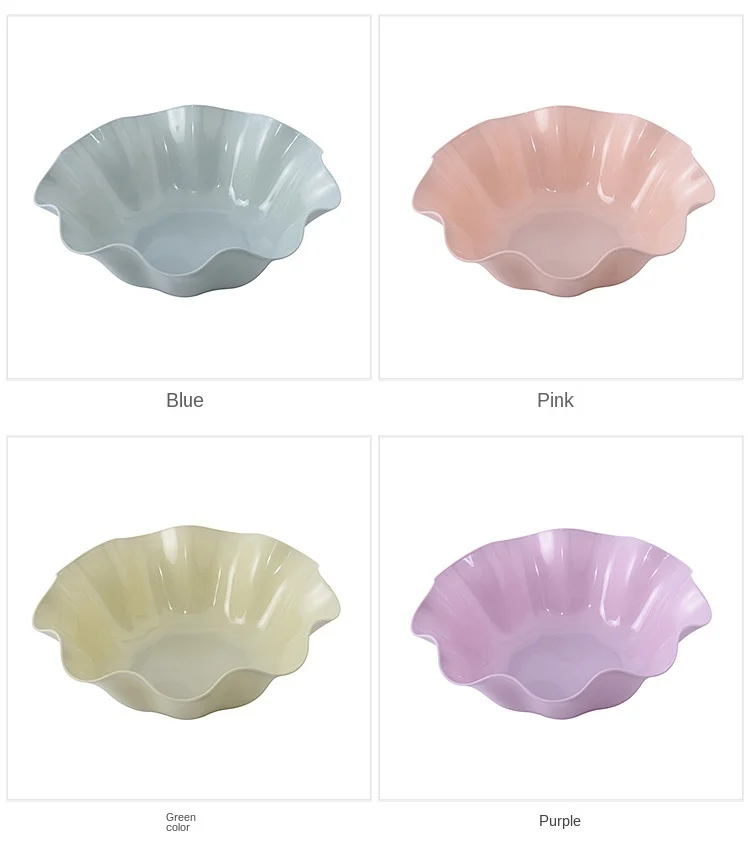 Fruit Plate Creative Modern Living Room Home Ruffled Fruit Plate Office Desk Surface Panel Snack Dish Candy Plate Kitchen Item
Fruit Plate Creative Modern Living Room Home Ruffled Fruit Plate Office Desk Surface Panel Snack Dish Candy Plate Kitchen Item