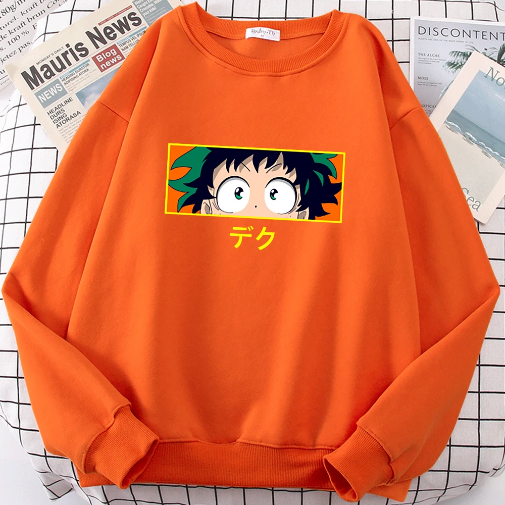 Deku My Hero Academia Midoriya Izuku Hoody Harajuku Comfortable Sweatshirt Fashion Soft Hooded Autumn Warm Fleece Clothes Female
Deku My Hero Academia Midoriya Izuku Hoody Harajuku Comfortable Sweatshirt Fashion Soft Hooded Autumn Warm Fleece Clothes Female