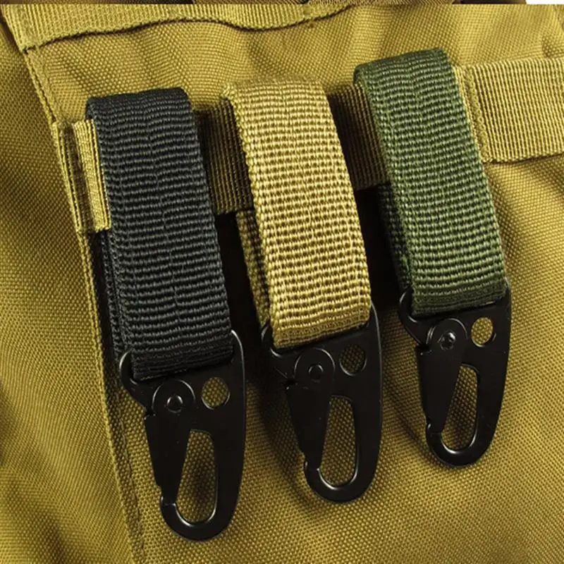 High Strength Nylon Key Hook MOLLE Webbing Buckle Hanging System Belt Buckle Hanging Camping Hiking Outdoor Tools
High Strength Nylon Key Hook MOLLE Webbing Buckle Hanging System Belt Buckle Hanging Camping Hiking Outdoor Tools