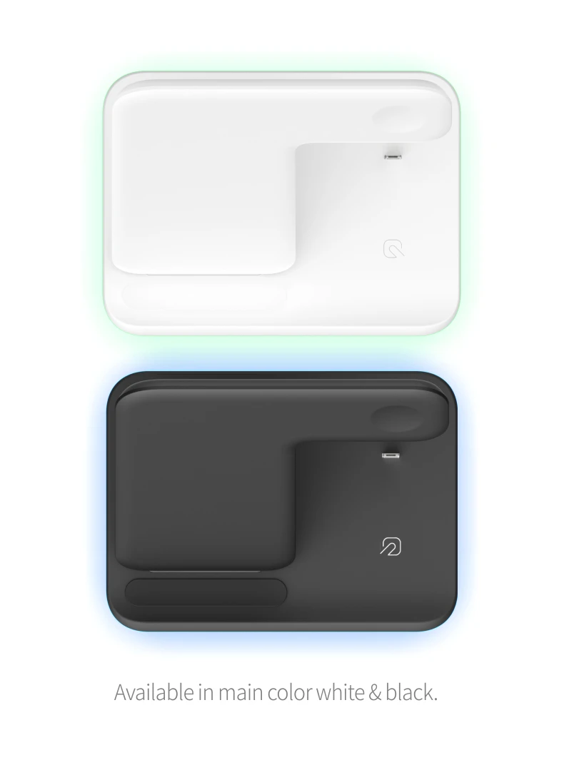 15W Qi Fast Charger 3 in 1 Wireless Charger Stand for Iphone 12 11 X XS iWatch 1 2 3 4 Charging Dock Station for TWS earbuds
15W Qi Fast Charger 3 in 1 Wireless Charger Stand for Iphone 12 11 X XS iWatch 1 2 3 4 Charging Dock Station for TWS earbuds