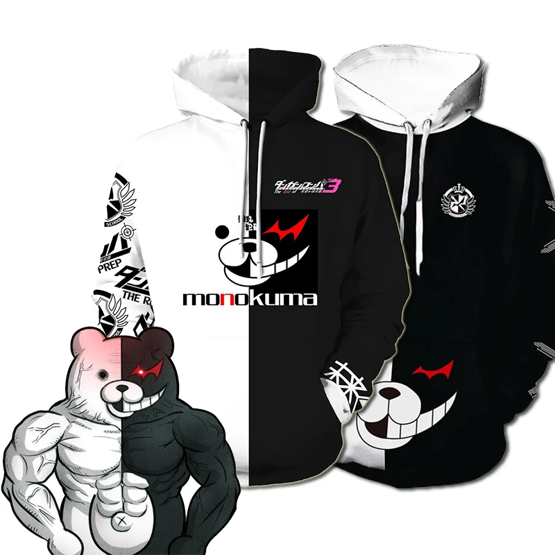 Черно-белая толстовка с капюшоном в стиле аниме Danganronpa Monokuma, теплая Толстая Толстовка Унисекс с капюшоном, с длинным рукавом, повседневная к...
Черно-белая толстовка с капюшоном в стиле аниме Danganronpa Monokuma, теплая Толстая Толстовка Унисекс с капюшоном, с длинным рукавом, повседневная к...