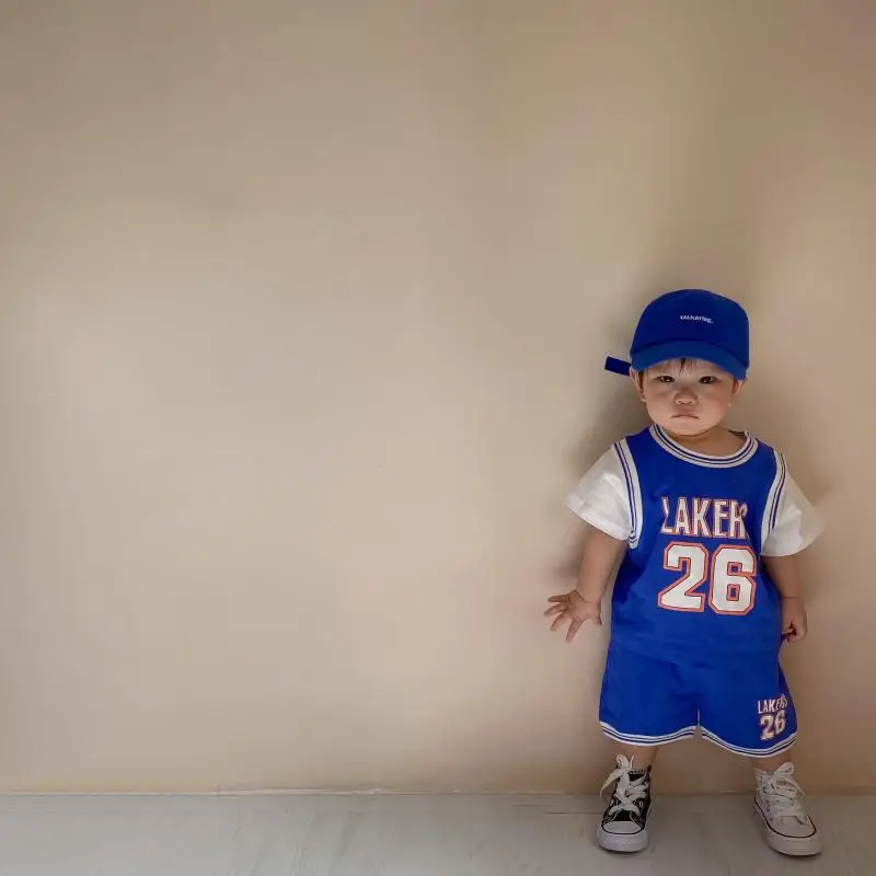 2021 Summer Baby Boys Clothes Sets Girls Tracksuit Children Tops+Shorts Sports Suit Kids Rompers Child Casual Basketball Outfits
2021 Summer Baby Boys Clothes Sets Girls Tracksuit Children Tops+Shorts Sports Suit Kids Rompers Child Casual Basketball Outfits