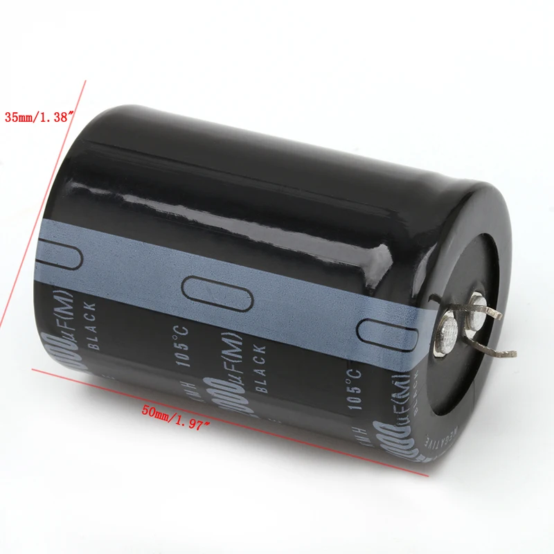 22000UF 63V Aluminum Electrolytic Capacitor 105°C Dimension 35x50mm Cylindrical W0YE
22000UF 63V Aluminum Electrolytic Capacitor 105°C Dimension 35x50mm Cylindrical W0YE