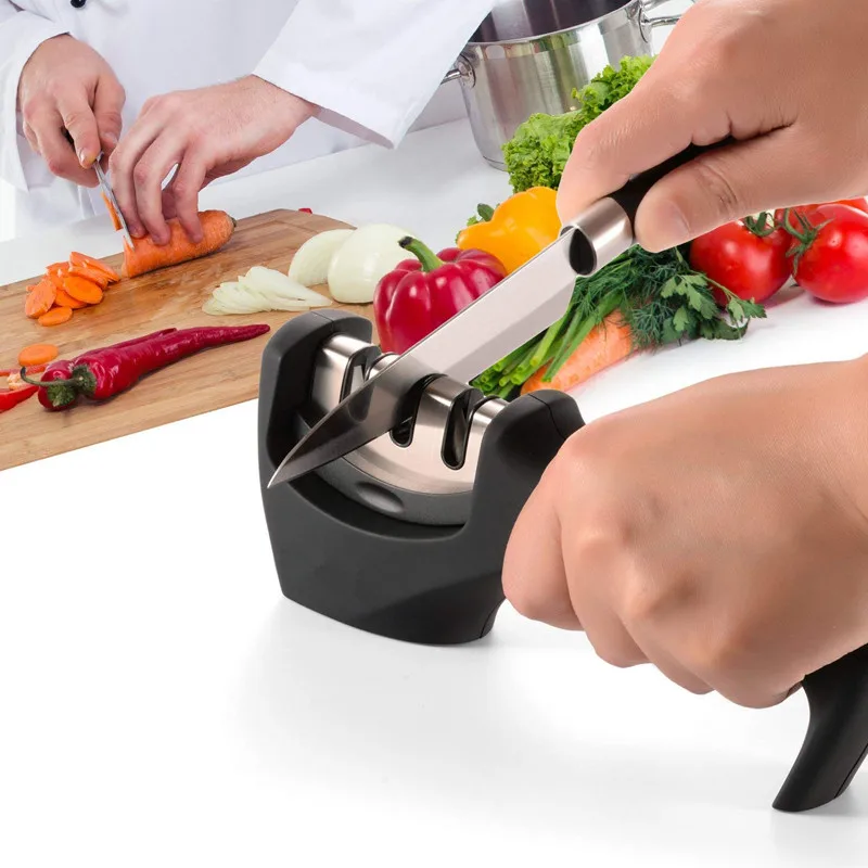 Knife Sharpener 3 Stages Professional Kitchen Sharpening Stone Grinder knives Whetstone Tungsten Diamond Ceramic Sharpener Tool
Knife Sharpener 3 Stages Professional Kitchen Sharpening Stone Grinder knives Whetstone Tungsten Diamond Ceramic Sharpener Tool
