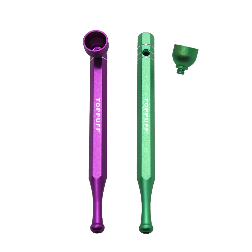 TOPPUFF Metal Smoking Pipe Aluminum Alloy Minimalism 152MM Metal Bowl Pipes Detachable Aluminum Tobacco Pipe Hand Spoon Pipes
TOPPUFF Metal Smoking Pipe Aluminum Alloy Minimalism 152MM Metal Bowl Pipes Detachable Aluminum Tobacco Pipe Hand Spoon Pipes