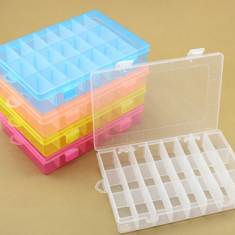 24pcs grids removable plastic storage box Adjustable clear Storage Box Home container Organizer Jewelry Beads Boxes
24pcs grids removable plastic storage box Adjustable clear Storage Box Home container Organizer Jewelry Beads Boxes