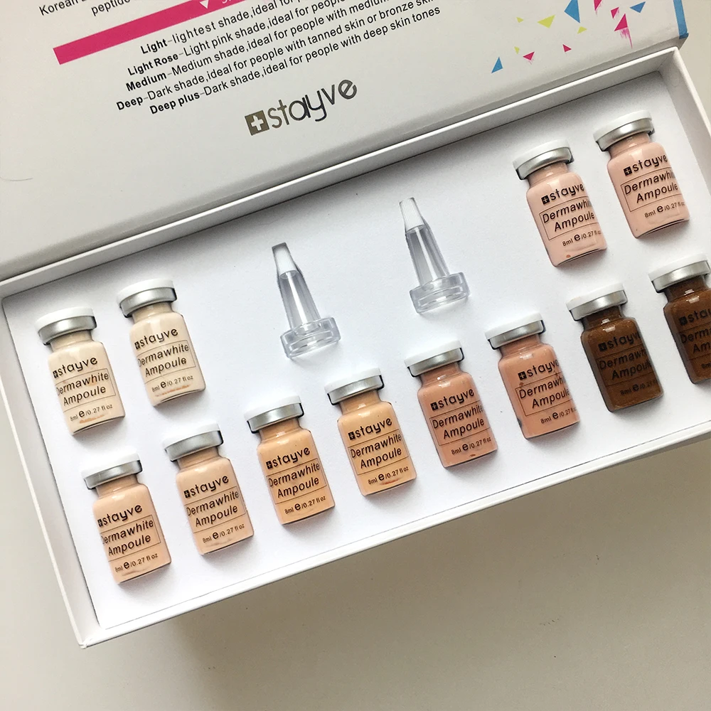 12 vials Stayve BB Cream Glow Liquid Foundation Treatment Beginner Starter Kit 8ml Korean Cosmetic Whitening Brightening Serum
12 vials Stayve BB Cream Glow Liquid Foundation Treatment Beginner Starter Kit 8ml Korean Cosmetic Whitening Brightening Serum