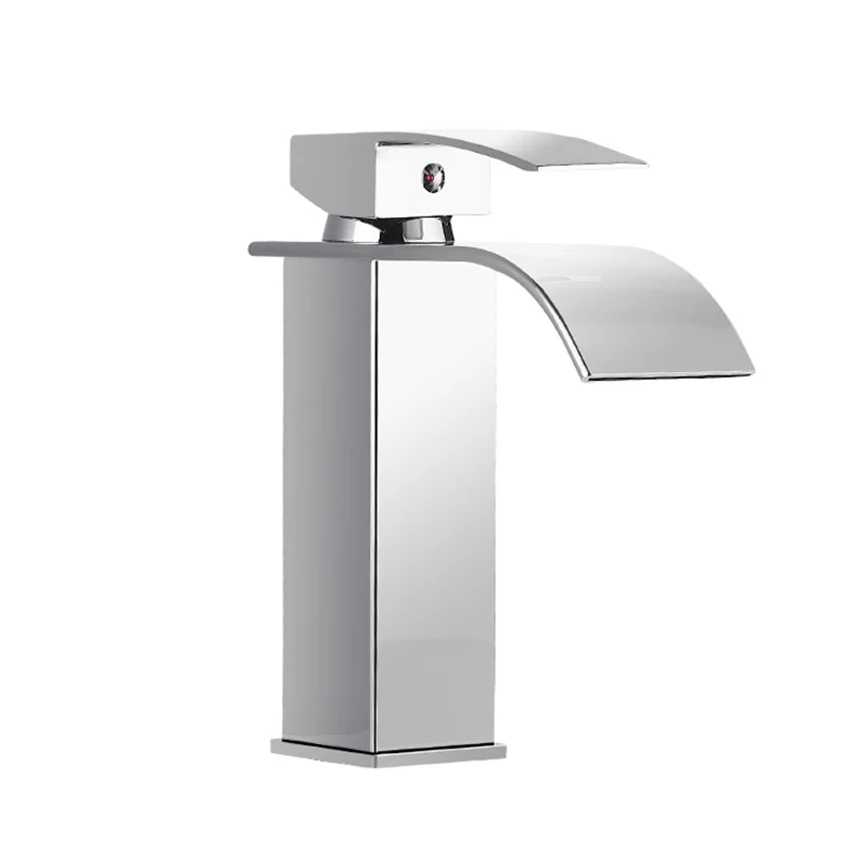Electroplated Silver Waterfall Plating Bathroom Basin Faucet Single Lever Single Hole Hot And Cold Washing Bathroom Tap
Electroplated Silver Waterfall Plating Bathroom Basin Faucet Single Lever Single Hole Hot And Cold Washing Bathroom Tap