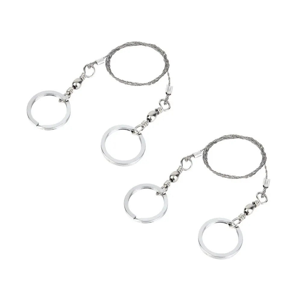 2pcs Outdoor Stainless Steel Cable Chain Wire Saw Survival Emergency Rescue Gear Kit Camping Pocket Spiral Tools 
2pcs Outdoor Stainless Steel Cable Chain Wire Saw Survival Emergency Rescue Gear Kit Camping Pocket Spiral Tools