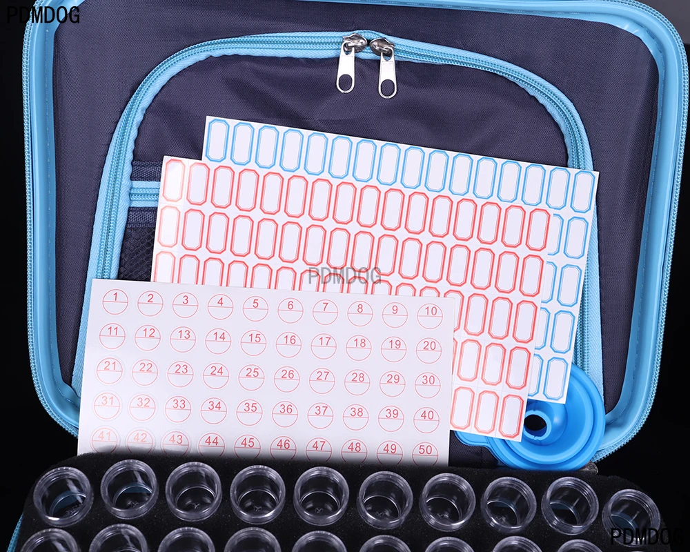PDMDOG new140 bottle 5d diamond painting accessory tool storage box suitcase diamond painting tool container bag
PDMDOG new140 bottle 5d diamond painting accessory tool storage box suitcase diamond painting tool container bag