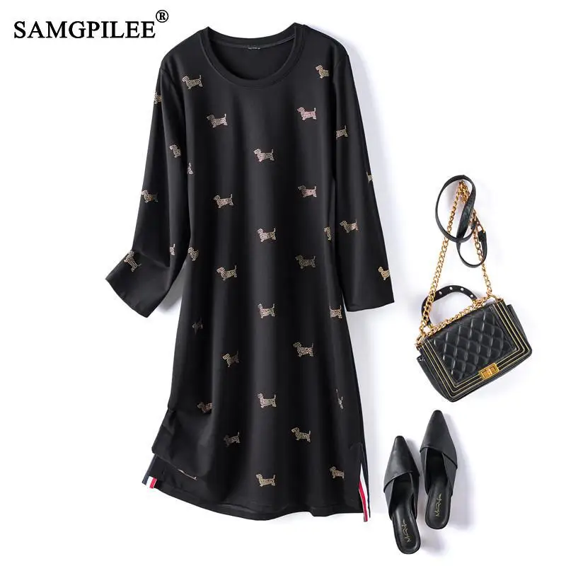 Dress For Women 2021 New Fashion Hot Rhinestone Animal Pattern Shows Slim Three Quarter Sleeve Stretch Plus Size Woman Dresses
Dress For Women 2021 New Fashion Hot Rhinestone Animal Pattern Shows Slim Three Quarter Sleeve Stretch Plus Size Woman Dresses